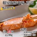 根室 市場 無添加甘塩天然鮭2種セット 計14切