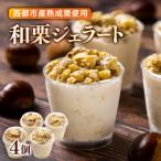 秋の味覚 栗ジェラート 4個