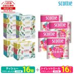 ふるさと納税 八代市 ティッシュ 250組 16箱 +トイレットペーパー ダブル 16ロール スコッティ_186-6555