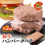 九州産 和牛ハンバーグ パテ 計約2kg 約500g×4パック