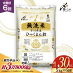 米 定期便 無洗米 ひゃくまん穀 5kg