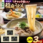 無限堂 稲庭うどん チャック袋入り 3kg