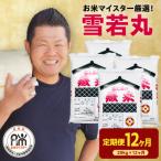 12ヶ月定期便 令和8年産 雪若丸 20kg