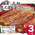 小松園のうなぎ蒲焼き ふろしき付 160g×3