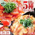 これが魚屋の漬け丼だ 魚屋のおまかせ5種漬け丼セット