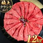 牛肉 あか牛 クラシタ ロース スライス 1200g