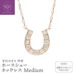 Pt ホースシューダイヤモンド ネックレス