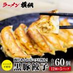ふるさと納税 京都市 【ラーメン横綱】ニンニク不使用! 黒豚餃子 5パック60個 京都 有名店 餃子 大人気セット