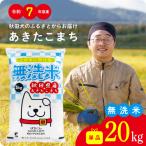 あきたこまち 無洗米 20kg
