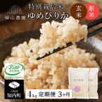 特別栽培米 玄米ゆめぴりか2kg×2個