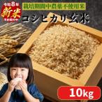 栽培期間中農薬不使用 コシヒカリ玄米 10kg