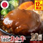 GI認証 くまもとあか牛 ハンバーグ 150g×10個