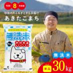 無洗米 あきたこまち 30kg