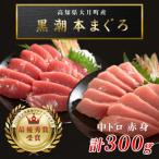 訳あり 不定貫 黒潮本まぐろ 中トロ 赤身 計300g