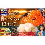笹谷商店 いくら醤油漬け250g&ほたて貝柱500g