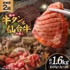定期便 2回 牛タン 牛肉 お肉の堪能セット