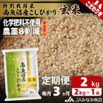 特別栽培米南魚沼産こしひかり8割減 玄米