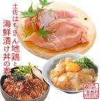 はちきん地鶏むね肉&amp;真鯛とブリの漬丼の素