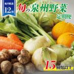 旬の泉州野菜 定期便 15種類以上 詰め合わせ