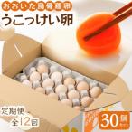 大分うこっけい卵30個全12回