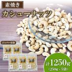 素焼き カシューナッツ 250g×5袋全3回