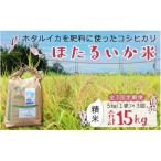 ほたるいか米 精米 5kg全3回