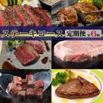 ショッピングふるさと納税 肉 ふるさと納税 小林市 【発送月固定定期便】お肉の定期便 百名店ステーキコース全6回