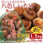 ショッピングふるさと納税 訳あり 不揃い ふるさと納税 南魚沼市 【毎月定期便】【家庭用】「八色しいたけ」1.5kg(250g×6袋) 訳あり 不揃い全3回