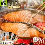 切り身 塩銀鮭パック 3切×3袋全10回