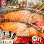 3回 定期便 鮭 切り身 塩銀鮭パック 3切