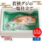若狭グジの一塩仕立て 500g×1尾全6回