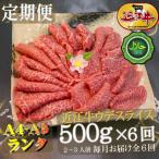 ハラル近江牛ウデスライス500g×全6回