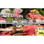 6回に分けてお届け 神戸ビーフ 定期便コース