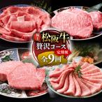極上松阪牛 贅沢コース 定期便9ヵ月 全9回