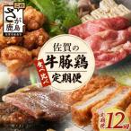 佐賀の牛 豚 鶏 食べ比べ 定期便全12回