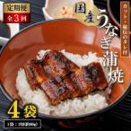 うなぎ蒲焼カット4袋セット 秘伝のタレ付き