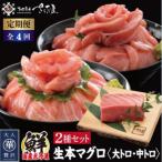 生本マグロ 大トロと中トロ 2種セット 合計300g全4回