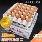 富士山の恵 忍野のたまご‐コクの赤玉‐50個入全12回