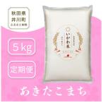 あきたこまち いかわ米 白米 5kg全2回