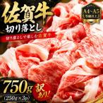 訳あり 佐賀牛切り落とし 750g