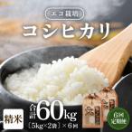 エコ栽培コシヒカリ精米10kg 5kg×2袋