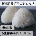 魚沼産コシヒカリ 山清水米 無洗米10kg全3回