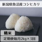 魚沼産コシヒカリ 山清水米 精米2kg全3回