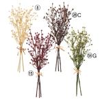 造花 グリーン 実 とりよせ品 フラックスシードバンチ(1束3本) リンフラワー インテリア フェイク グリーン パーツ 花材 花資材 アスカ ASCA アスカ商会