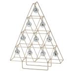 インテリア クリスマス ツリー 小さい とりよせ品 ツリーオーナメント クリスマスツリー 卓上型 ボールオーナメント キラキラ 金 アスカ ASCA アスカ商会