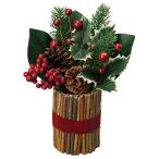 【P5倍中 6/3 9:59まで】 クリスマス インテリア とりよせ品 ホーリーアレンジメント オーナメント クリスマス 雑貨 ディスプレイ アスカ ASCA アスカ商会