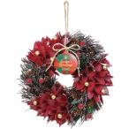 クリスマス リース ドライフラワー アレンジ とりよせ品 ドライ木の実のクリスマスリース 25cm レッドフォレスト クリスマスリース クリスマスインテリア