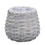  корзина основа горшок покрытие стеганый чехол .... товар woody tsubo type L серый корзина горшок pot посадочная машина интерьер цветок материал ваза для цветов основа организовать красный 