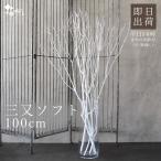 【今だけ ポイント10倍 8/1 09:59迄】《プリザーブドフラワー 花材》★即日出荷★大地農園 三又ソフト(約100cm)  白 三又  枝 花