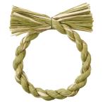 《 正月 ベース 》☆即日出荷☆ポピー 20cm紙しめ縄水引MIX ワラ  しめ縄 しめなわ 紙しめ縄 正月飾り お正月飾り リース 材料 素材 花